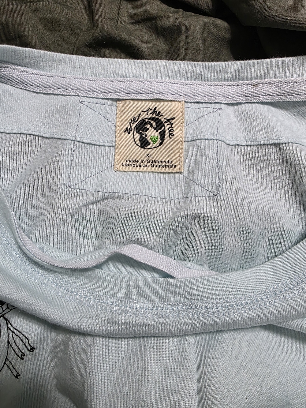 FP We The Free Pale Blue Cropped Graphic Tee - Picture 5 of 6